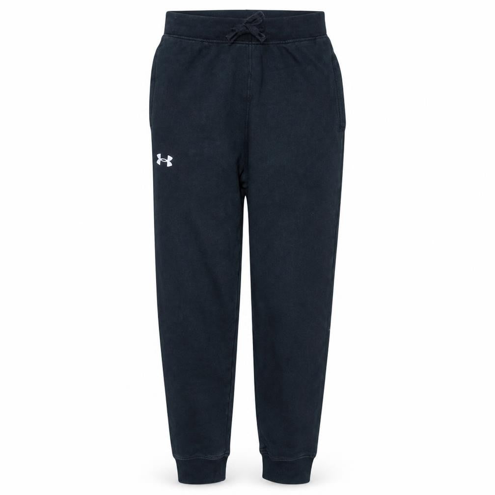 Front view of Under Armour Men's Black XS Fleece Jogger Sweatpants