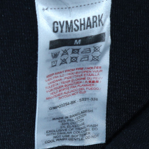 Gymshark Men's Black Pullover Hoodie Size M Regular Fit