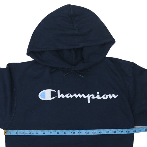 Champion Men's Blue Pullover Hoodie Size S Regular Fit Fleece