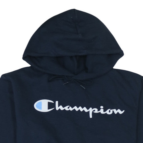 Champion Men's Blue Pullover Hoodie Size S Regular Fit Fleece
