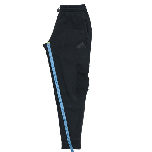 adidas Men's Black Jogger Fleece Activewear Trousers M