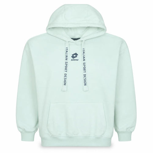 Lotto Men's White Pullover Hoodie S Fleece Sportswear