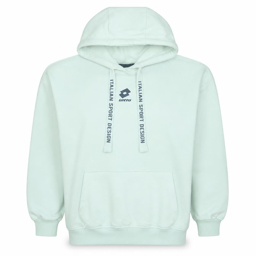 Lotto Men's White Pullover Hoodie S Fleece Sportswear