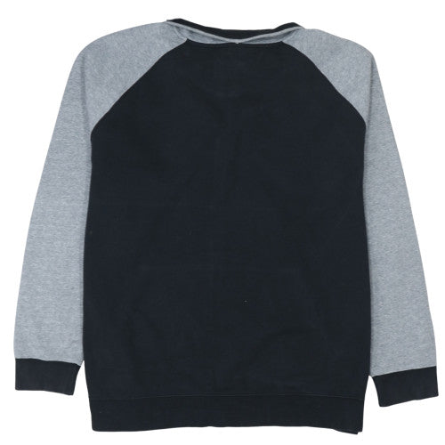 Nike Men's Black Grey Full Zip Sweatshirt 2XL Sports Fleece