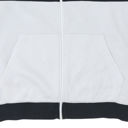 Nike Men's Black Grey Full Zip Sweatshirt 2XL Sports Fleece