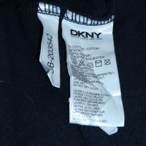 DKNY Men's Blue Logo Sweatshirt M Regular Fit Crew Neck