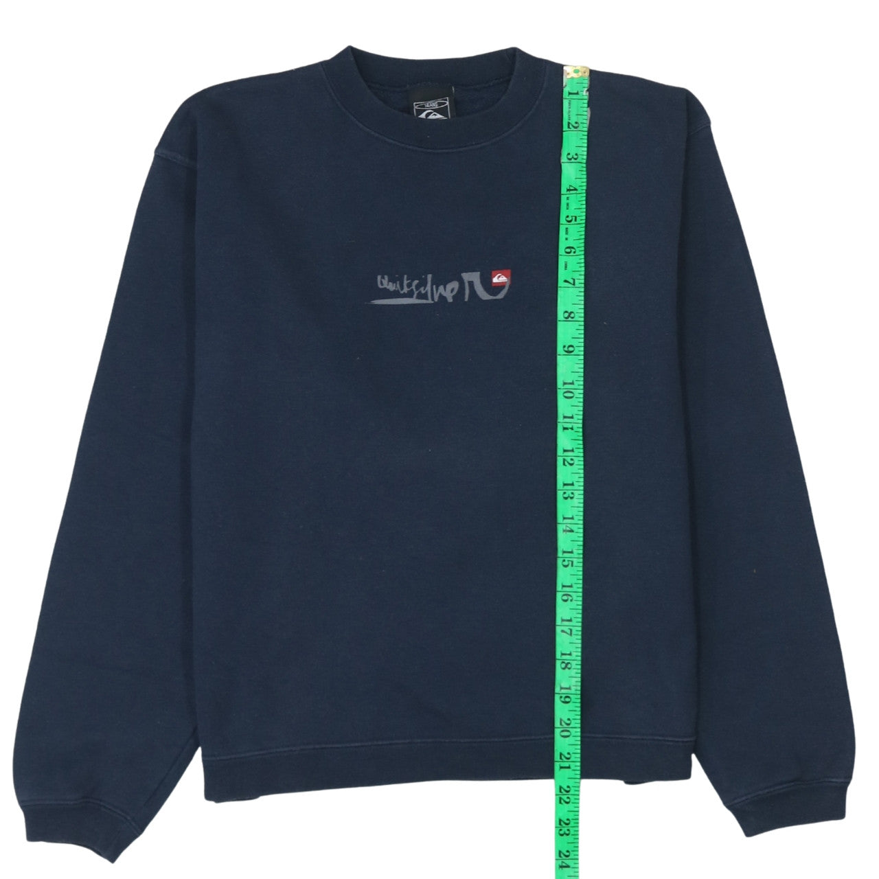 Quiksilver Boys Navy Blue Graphic Sweatshirt Size 14 Years Cotton Blend