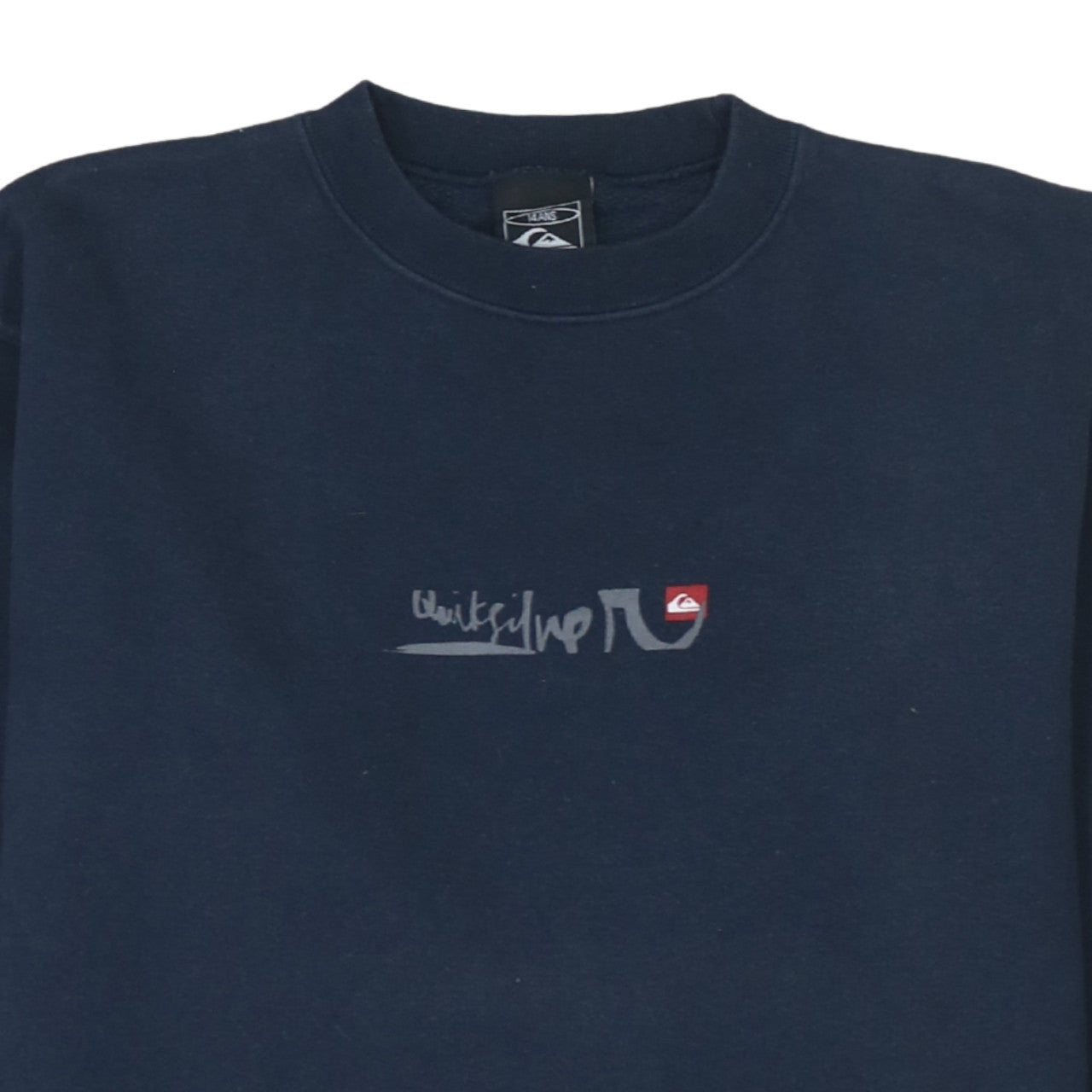 Quiksilver Boys Navy Blue Graphic Sweatshirt Size 14 Years Cotton Blend
