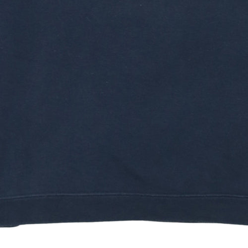 Quiksilver Boys Navy Blue Graphic Sweatshirt Size 14 Years Cotton Blend