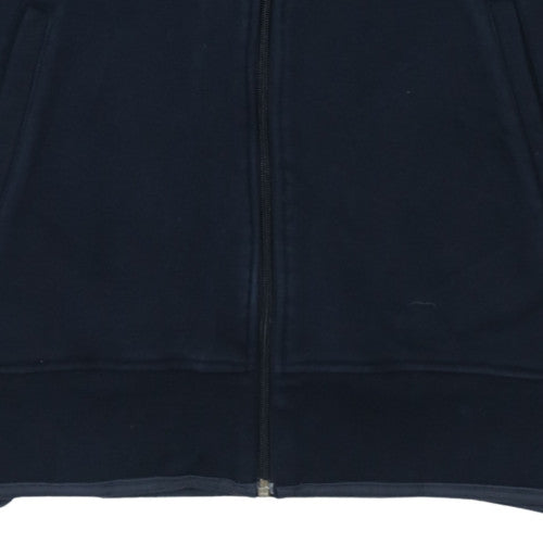 Adidas Mens Blue Full Zip Hoodie 2XL Fleece Sportswear