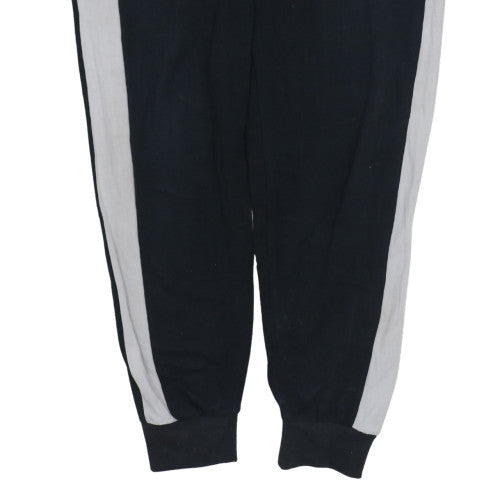 Gucci Men's Black Jogger Sweatpants L Logo Side Stripe Casual