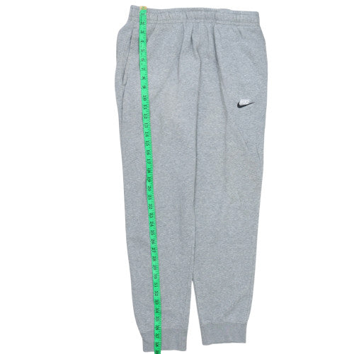 Nike Men's Grey Jogger Sweatpants M Regular Fit Fleece Activewear
