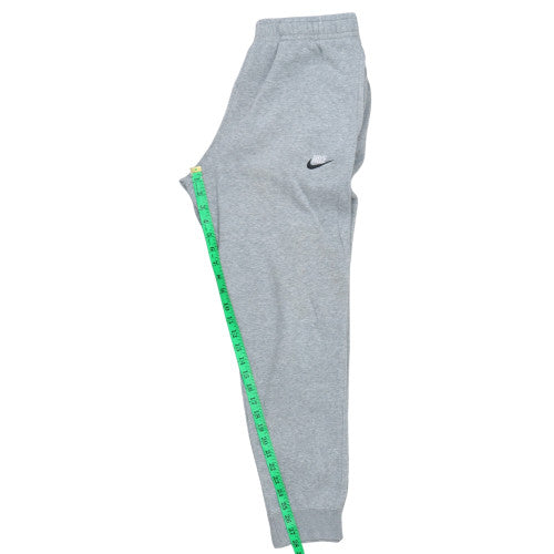Nike Men's Grey Jogger Sweatpants M Regular Fit Fleece Activewear