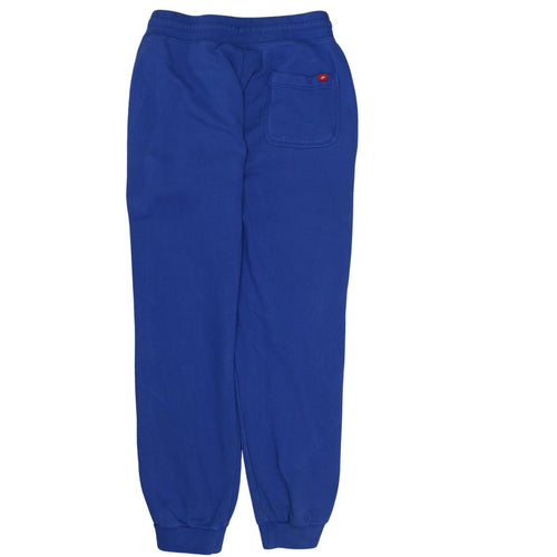 Nike Men's Blue Jogger Trousers Size S Cotton Tapered Fit