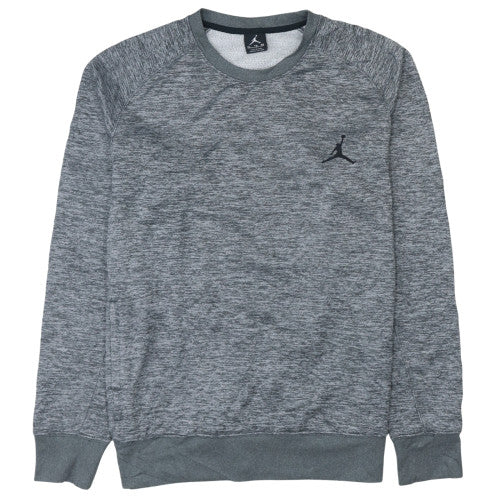 Jordan Men's Grey XL Pullover Sweatshirt Crew Neck Sportswear