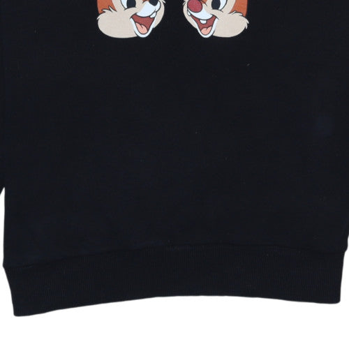Disney at George Women Black Chip 'n Dale Sweatshirt Size M 12-14