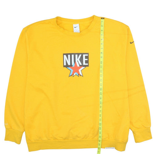 Nike Men’s Yellow 3XL Crew Neck Dri-FIT Pullover Sweatshirt