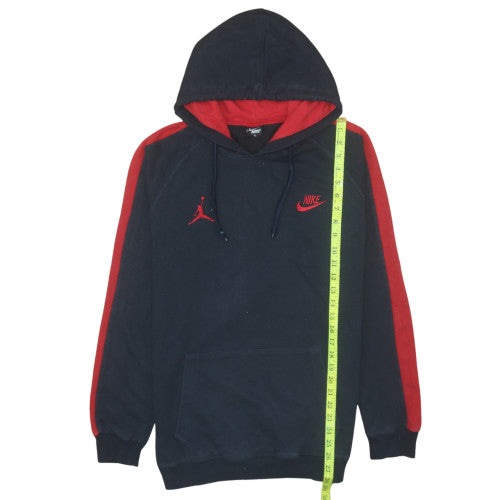 Nike Men's Black Red XL Pullover Hoodie Sportswear Fleece