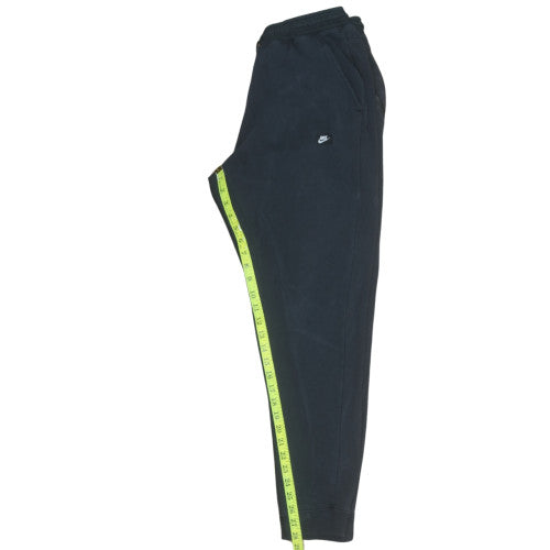 Nike Men's Black Fleece Jogger Sweatpants L Regular Fit Activewear