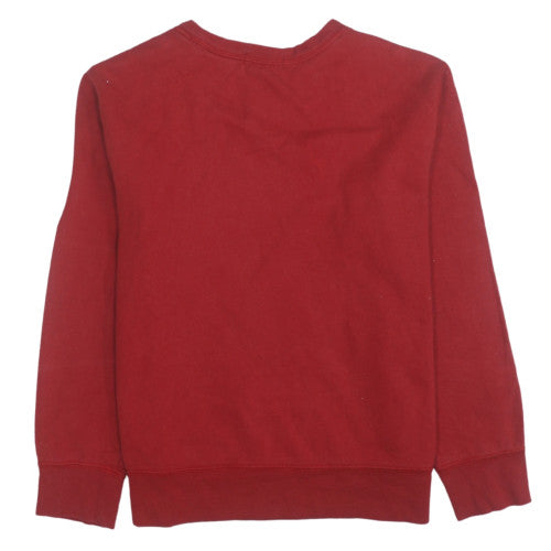 Polo Ralph Lauren Boys Red Crew Neck Cotton Pullover Sweatshirt 10 Years