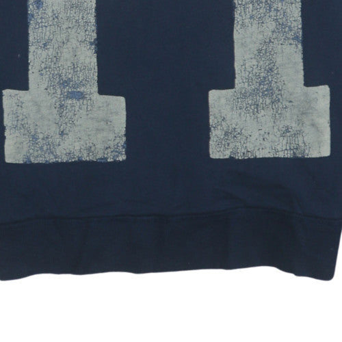 Tommy Hilfiger Men’s Blue Crew Neck Pullover Sweatshirt M