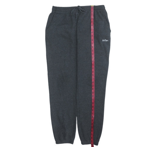 Lee Cooper Men's Charcoal Jogger Sweatpants M Elastic Waist Drawstring