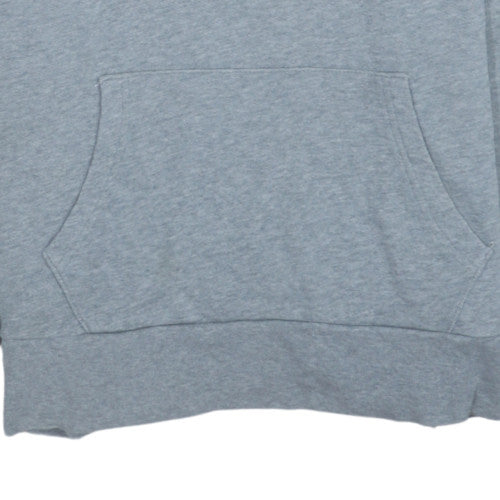Levi's Men's Grey Pullover Hoodie M Regular Fit Logo Fleece