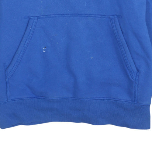Vans Men’s Blue Pullover Hoodie Medium Fleece Skate Logo Sweatshirt