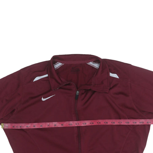Nike Men's Red Full Zip Training Jacket Size M