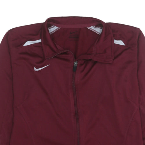 Nike Men's Red Full Zip Training Jacket Size M
