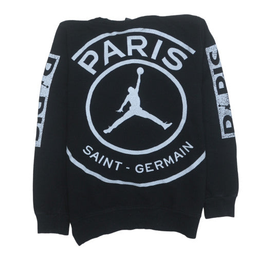 Jordan Paris Saint-Germain Black Men's Sweatshirt Small Pullover