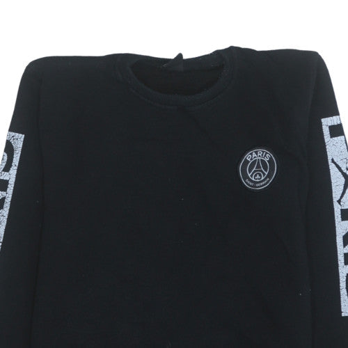 Jordan Paris Saint-Germain Black Men's Sweatshirt Small Pullover