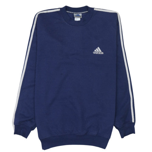Adidas Men's Blue Crew Neck Pullover Sweatshirt Size L
