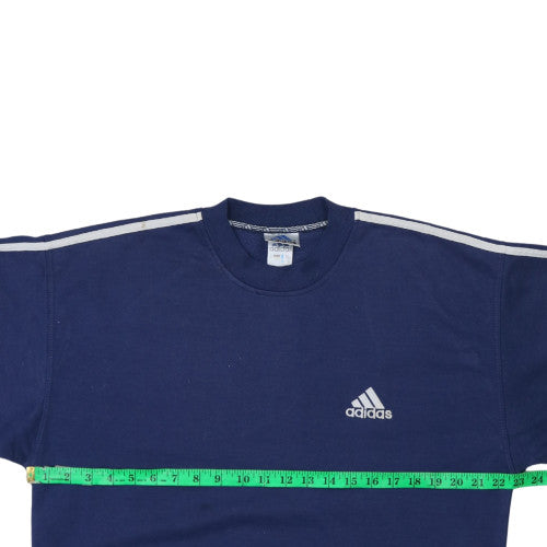 Adidas Men's Blue Crew Neck Pullover Sweatshirt Size L