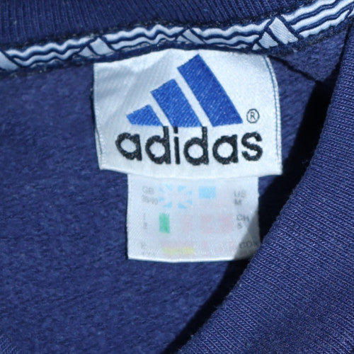 Adidas Men's Blue Crew Neck Pullover Sweatshirt Size L