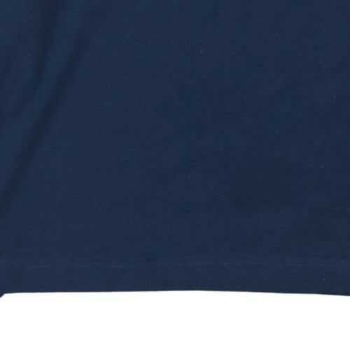 Scotland Men's Blue Collared Rugby Style Sweatshirt S