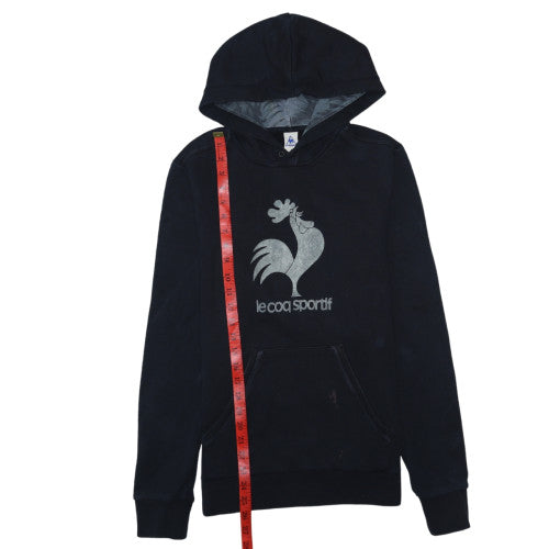 Le Coq Sportif Men's Black Pullover Hoodie S Regular Fit Graphic