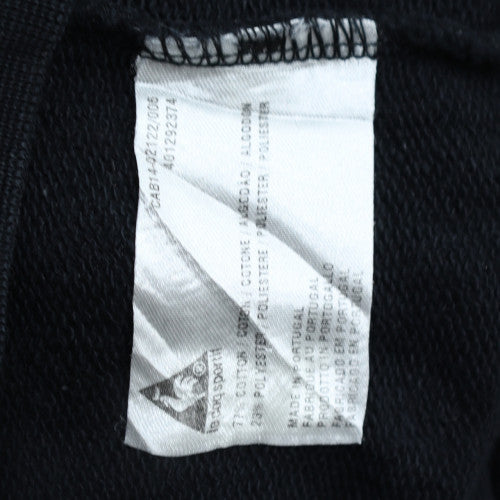 Le Coq Sportif Men's Black Pullover Hoodie S Regular Fit Graphic