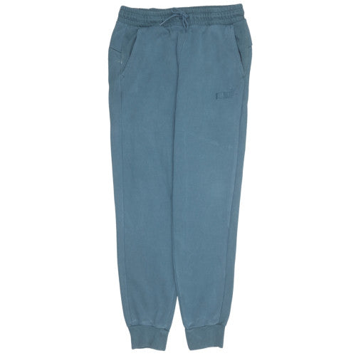 Puma Men Blue Regular Fit Fleece Jogger Sweatpants Size M