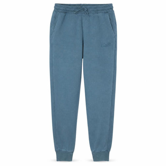 Front view of Puma Men Blue Regular Fit Fleece Jogger Sweatpants, size M