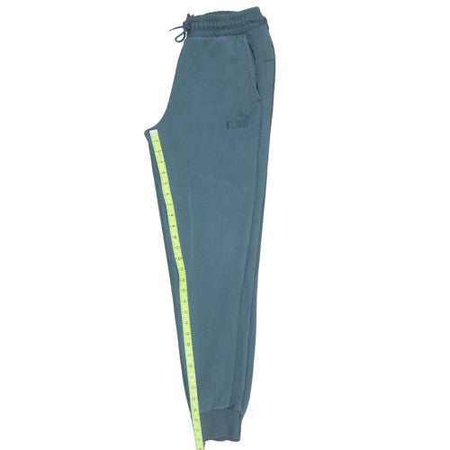 Puma Men Blue Regular Fit Fleece Jogger Sweatpants Size M