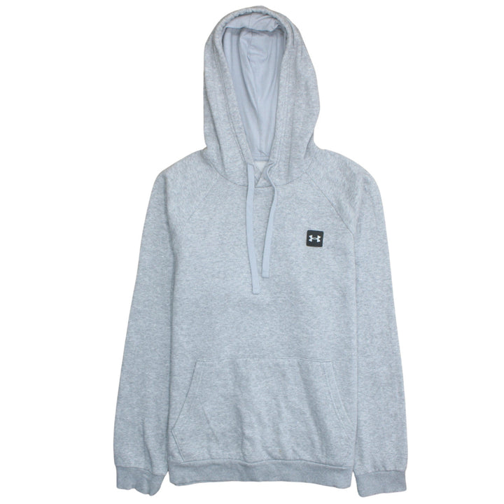 Under Armour Mens Grey Pullover Hoodie Medium Relaxed Fit Sportswear