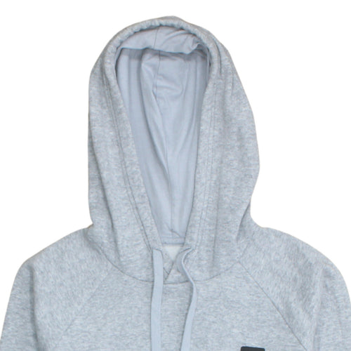 Under Armour Mens Grey Pullover Hoodie Medium Relaxed Fit Sportswear