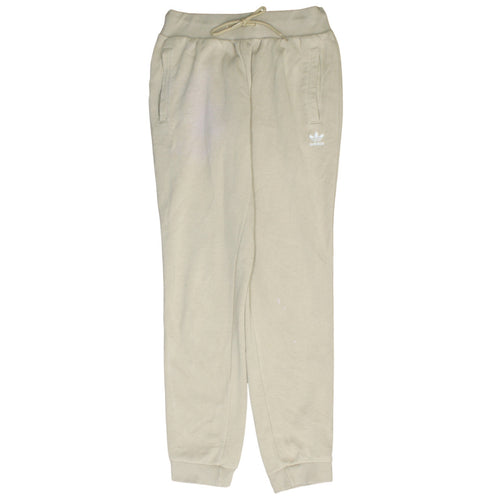 Adidas Women's Beige Jogger Sweatpants Size 10 Elastic Waist