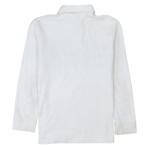 Tommy Hilfiger Teens White XL Collared Pullover Sweatshirt