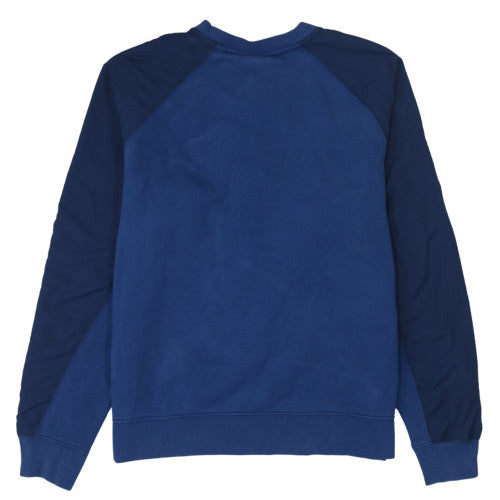 Nike Men's Blue Logo Crew Neck Pullover Sweatshirt Size L