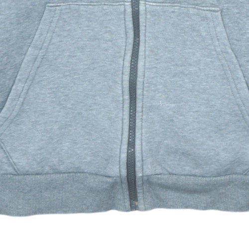 Puma Men's Grey Full Zip Fleece Sweatshirt Jacket Size S