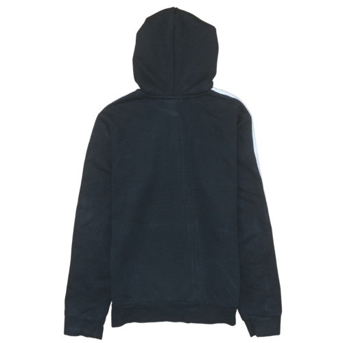 Adidas Womens Black Full Zip Hoodie L 16-18 Hooded Sweatshirt