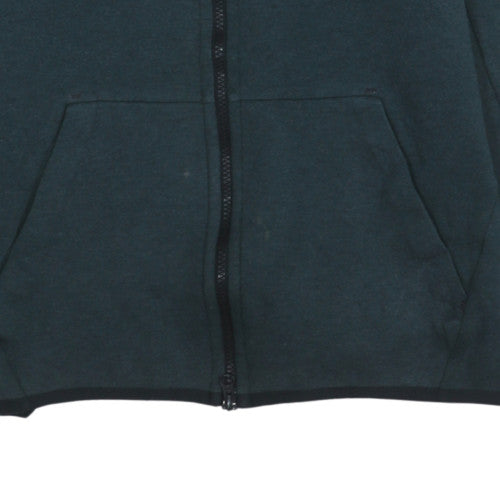 Nike Men’s Black Full Zip Hoodie Sweatshirt Size S Cotton Blend
