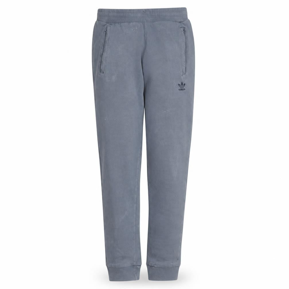 Front view of Adidas women’s grey small jogger sweatpants with pockets